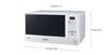 Микроволновая печь Samsung GE 83DTR-1W в Нижнем Новгороде вид 2