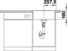 Мойка Blanco Dalago 5, Гранит, песочный с клапаном-автоматом в Нижнем Новгороде вид 3