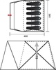 Палатка Helios Tornado-6 (HS-3148-6) в Нижнем Новгороде вид 2