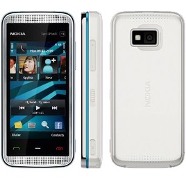 Nokia 5530 XpressMusic White Blue в Нижнем Новгороде