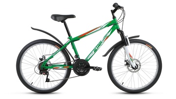 Велосипед Altair MTB HT 24 disc зеленый в Нижнем Новгороде