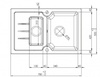 Мойка Kuppersberg MODENA 1.5B1D Ecru в Нижнем Новгороде вид 4