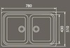 Мойка GranFest Standart GF-S780K Белый в Нижнем Новгороде вид 2