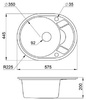 Мойка Weissgauff Ascot 575 Антрацит в Нижнем Новгороде вид 2