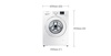 Стиральная машина Samsung WF6RF4E2W0W в Нижнем Новгороде вид 2