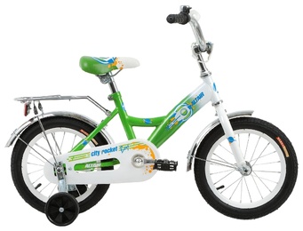 Велосипед Altair City Boy 14 белый/зеленый в Нижнем Новгороде
