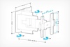 Кронштейн Holder LEDS-7017 White (премиум) в Нижнем Новгороде вид 2