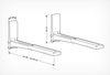 Кронштейн Holder MWS-2003 Dark Silver в Нижнем Новгороде вид 2