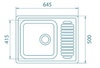 Мойка GranFest Standart GF-S645L Серый в Нижнем Новгороде вид 2