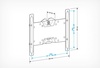 Кронштейн Holder LCDS-5017 Silver в Нижнем Новгороде вид 2