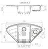 Мойка Harte 8095EK Черный в Нижнем Новгороде вид 2