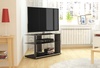 Тумба под аппаратуру Holder TV-2680 Черный глянец+черное стекло в Нижнем Новгороде вид 4