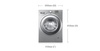 Стиральная машина Samsung WF1802NFSS в Нижнем Новгороде вид 2