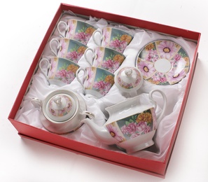 Чайный сервиз "Розовое настроение" 14пр. XD-M408sbn (4/1) подаро в Нижнем Новгороде