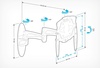 Кронштейн Holder LCDS-5059 черный глянец в Нижнем Новгороде вид 2