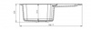 Мойка Kuppersberg ANCONA 1B1D Ecru в Нижнем Новгороде вид 3