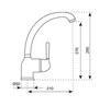 Смеситель Kuppersberg GUS KG2511 Grey Metal в Нижнем Новгороде вид 2