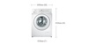 Стиральная машина Samsung WF6RF1R0W0W в Нижнем Новгороде вид 3