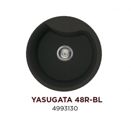 Мойка Omoikiri Yasugata 48R-BL Гранит, черный в Нижнем Новгороде