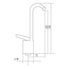 Смеситель Kuppersberg Ameno KG2614 Black Metal/BR в Нижнем Новгороде вид 2