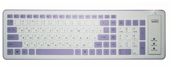 Клавиатура CBR KB 1002D «TWISTER» White-Purple USB в Нижнем Новгороде