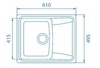 Мойка GranFest Standart GF-S610L Серый в Нижнем Новгороде вид 2