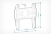 Кронштейн Holder LCDS-5027 Металлик в Нижнем Новгороде вид 2