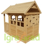 Детский деревянный домик 