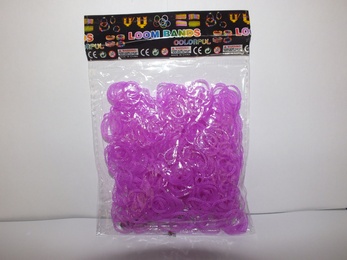 Пакет резинок пупырчатые фиолетовые (600 шт) в Нижнем Новгороде